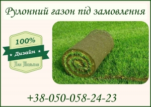 Рулонний газон під замовлення
