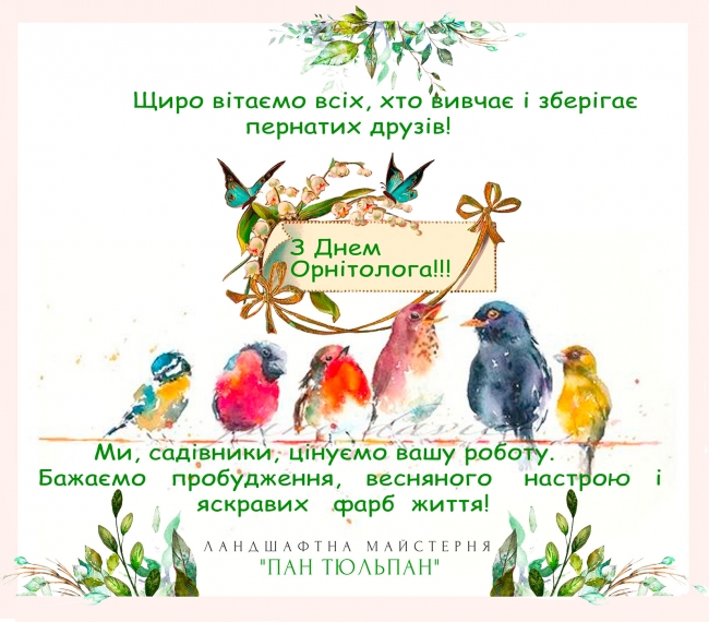 З днем Орнітолога!!!