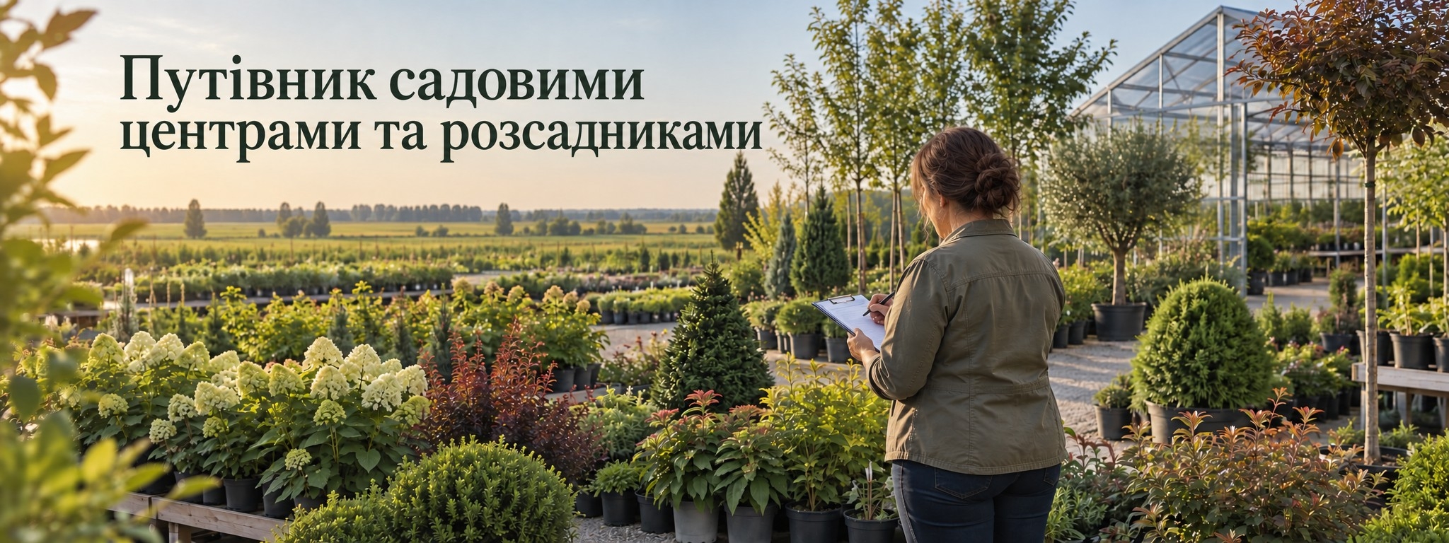 Садові центри та розсадники
