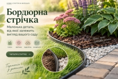 Бордюрна стрічка: маленька деталь, від якої залежить вигляд квітника